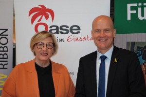 KAS-Vorsitzende Gisela Manderla MdB und Ralph Brinkhaus MdB, Vorsitzender der CDU/CSU-Bundestagsfraktion. Foto: KAS.