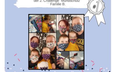 KAS Familien Challenge 2020: Sieger der 2. Challenge „Mundschutz“ stehen fest!
