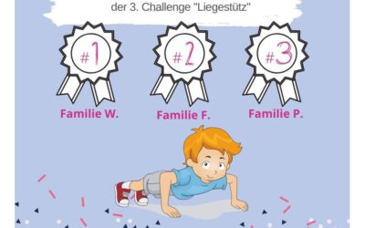 KAS Familien Challenge 2020: Das sind die Gewinner der 3. Challenge „Liegestütze“!