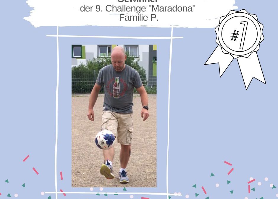 KAS Familien Challenge 2020: Die Sieger der 9. Challenge „Maradona“ stehen fest!