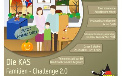 Die KAS Familien Challenge 2.0 für Bundeswehrfamilien – Jetzt kostenfrei mitmachen!