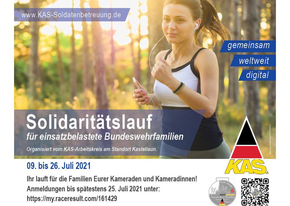 Gemeinsam Laufen für Bundeswehr-Familien: Solidaritätslauf für Eure Kameraden findet statt!