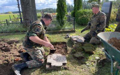 Im Einsatz für die Kriegsgräberfürsorge in Litauen