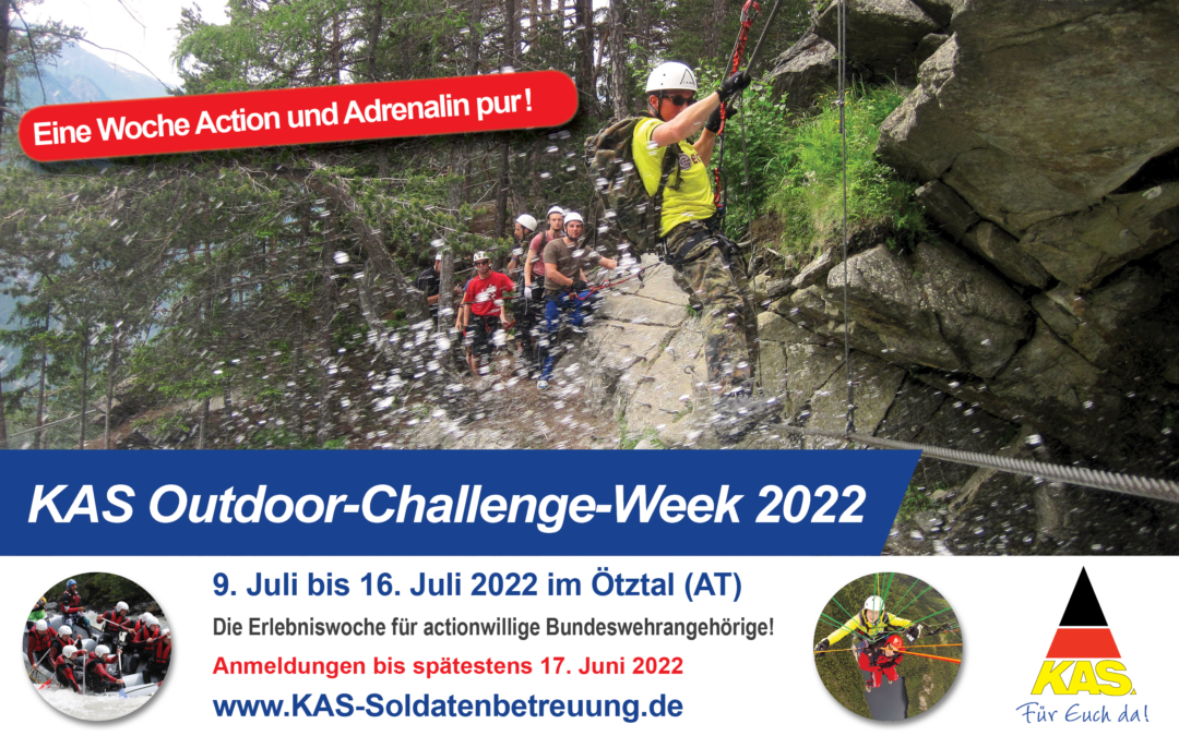 KAS Outdoor-Challenge-Week 2022 – Jetzt die letzten freien Plätze sichern!