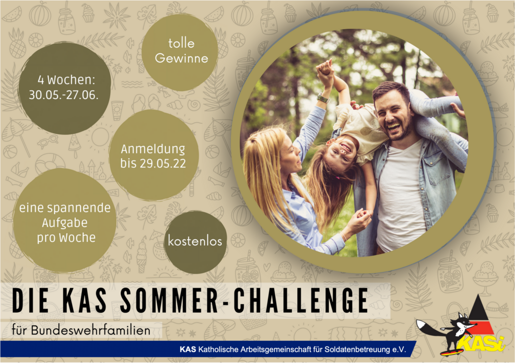 Aufruf zur KAS Sommer-Challenge 2022 für Bundeswehrfamilien