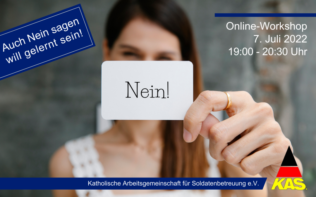Online-Workshop „Auch Nein sagen will gelernt sein!“ am 7. Juli 2022