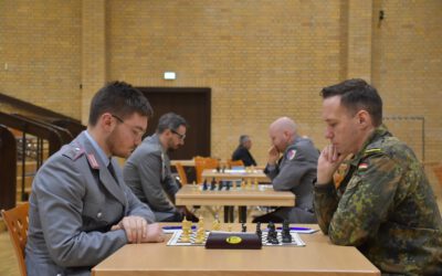 Regierungsinspektor Robert Stein gewinnt 23. Auflage der Deutschen Schachmeisterschaft der Bundeswehr