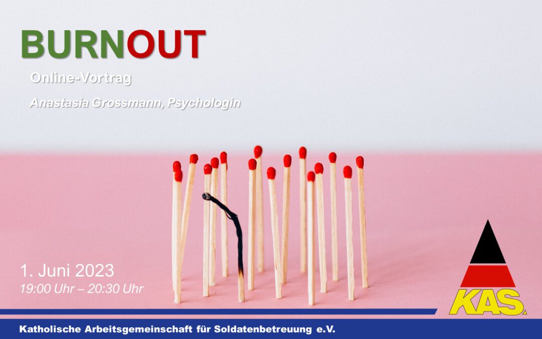 Online-Vortrag „Burnout“ am 1. Juni 2023