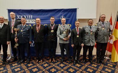 Doppelerfolg für das Team der Bundeswehr bei der 33. Auflage der NATO-Schachmeisterschaft