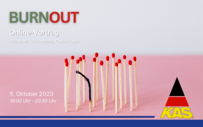 Online-Vortrag „Burnout“ am 5. Oktober 2023