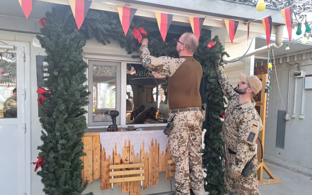 Großer Adventskalender im „Camp Stephan“ in Erbil öffnet ein „Fenster zur Weihnachtszeit“