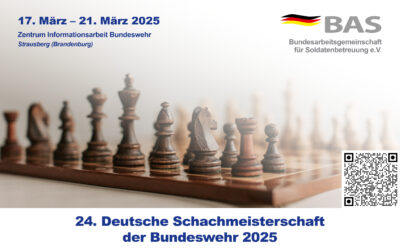 24. Deutsche Schachmeisterschaft der Bundeswehr in den Startlöchern